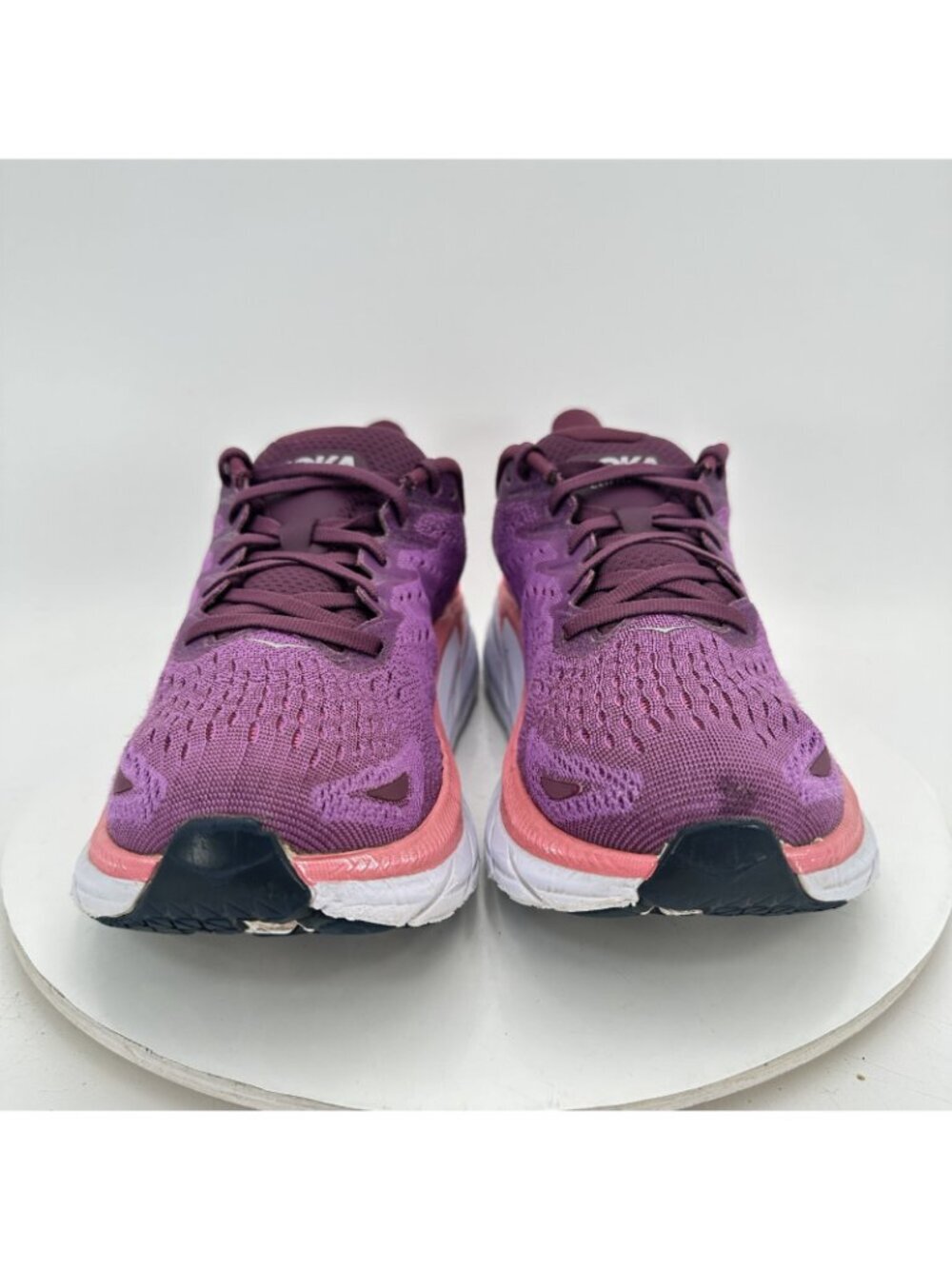 Hoka One One Clifton 8 Women Sz 11B 1119394 GWBY Grape Wine Beauty Berry Shoes - Picture 5 of 13